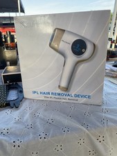 Akunbem 99W IPL Hair Removal Device w/ LCD Display, White/Gold