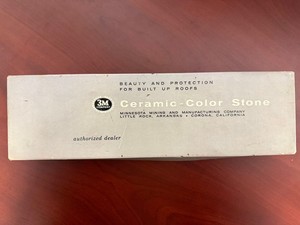 Vintage 3M Ceramic-Color Stone Granule for Build-Up Roofs Samples 10 Colors
