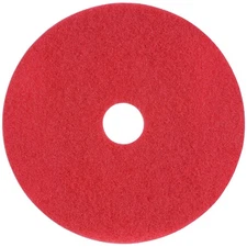 Case of 5 Sanico MVP Lead Off 19" Red Buffing Floor Pad