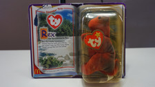 TY Teenie Beanie Babies 2000 Rex McDonald  s Dinosaur Trio Edition