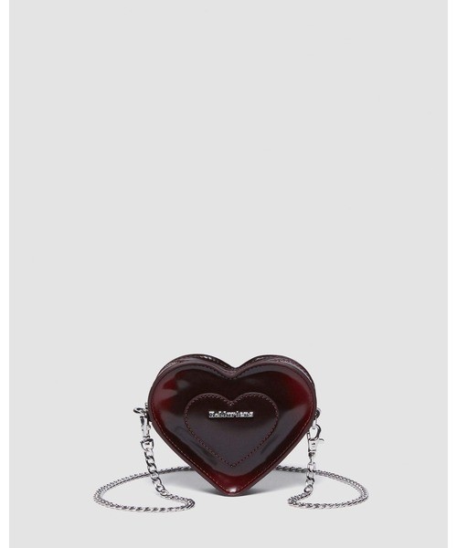 Dr. Martens Mini Heart Bag Cherry Red AD092601 Chain & Strap Cute