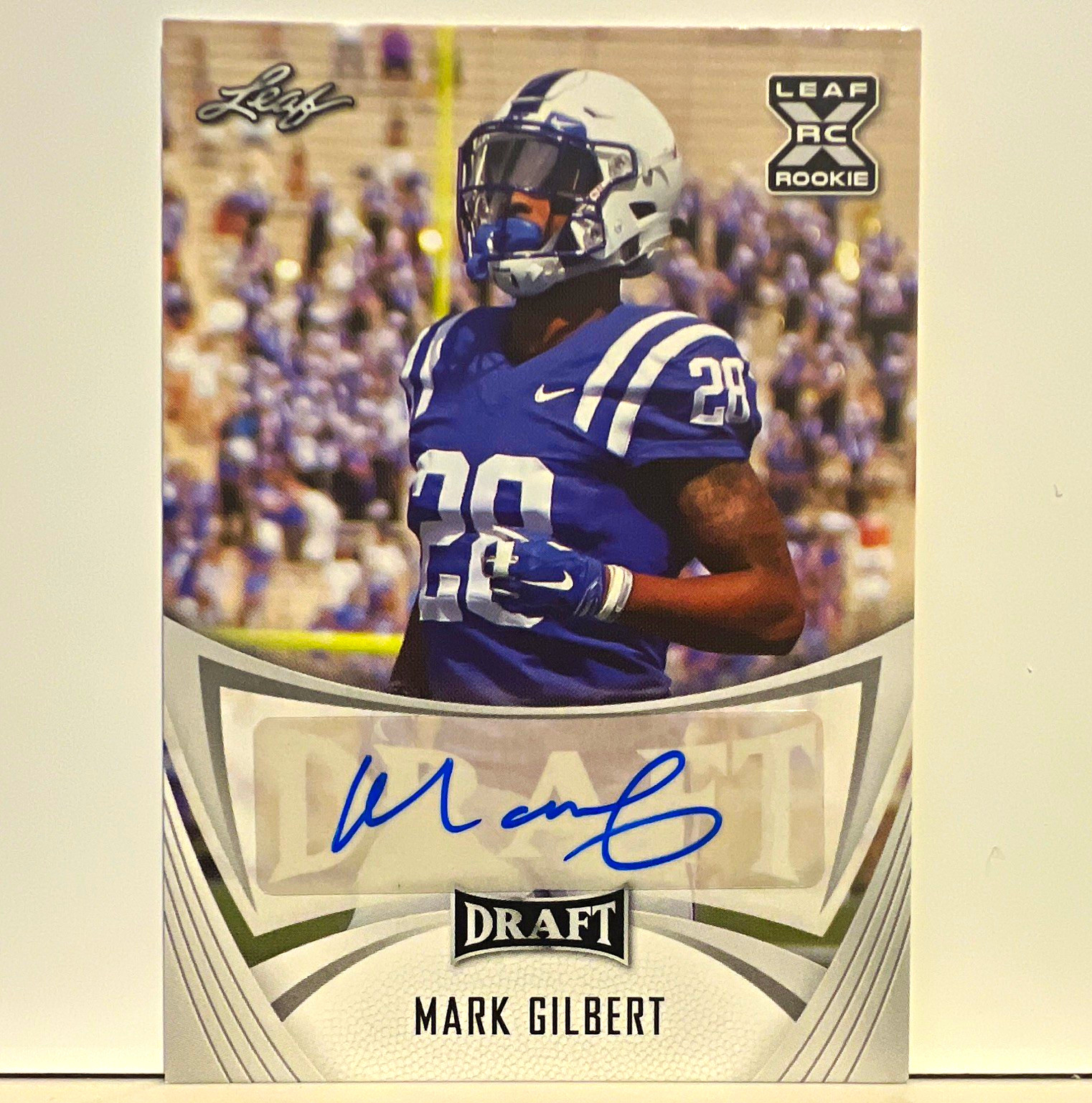 Leaf 2021 Draft Mark Gilbert Autographs Auto RC Rookie Insert #BA-MG1 FB