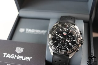 Tag Heuer Formula 1 Quartz Black Dial 44mm St. Steel Case Men's Watch CAZ1010