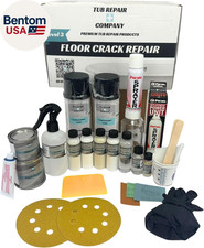 Tub Repair Kit for Floor Cracks with Color Match, Strong Fiberglass Repair Kit,