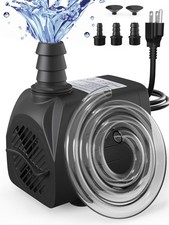 400GPH Submersible Water Pump 1500L/H, 25W , Ultra Quiet Water Fountain Pump ...