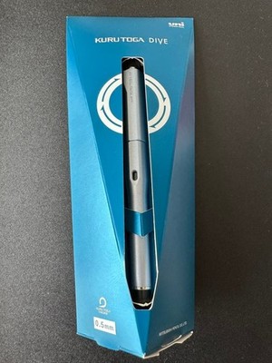 Uni Kuru Toga Dive 0.5mm Mechanical Pencil Cascade Blue NEW Kurutoga from Japan
