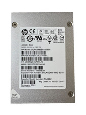 HPE SanDisk 480GB 2.5" SAS SSD 6Gbps/512b/s/0-Day Power On Time/ 100% HEALTH