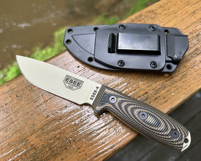 Esee 4 Camping/ Survival/ Bush crafting Knife.