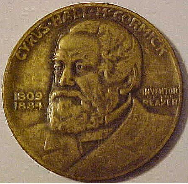 1931 Cyrus McCormick Reaper Centennial So Called Dollar HK-460 Lot #2