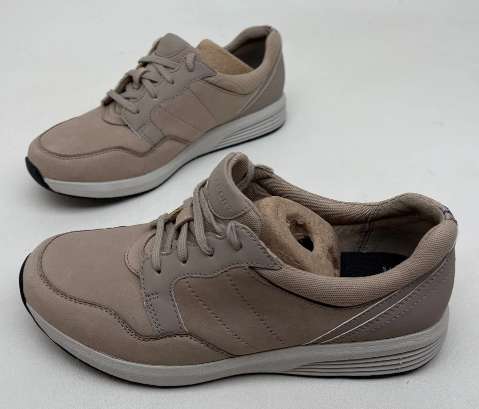 Rockport Women's Taupe Comfort Walking Sneakers Lace Up Size 8 M CG8956 - Image 4 of 4