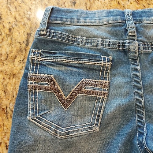 BKE DENIM CONNER Straight Leg Jeans Women's Junior Size 14 Stretch Medium Wash - Picture 19 of 21