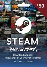 $50 Steam  Gift Card - US Region - Instant Delivery  different