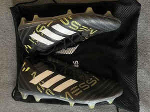 Rare Mens 360 agility adidas nemeziz 19.1 soccer cleats black/gold size 7 adidas Nemeziz 19.1 AG Dark Script - Core Black main image 3