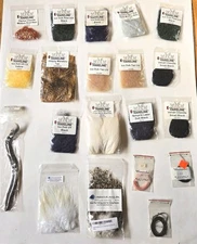 20 Pcs Lot HARELINE DUBBIN, INC Variety FLY TYING Mats 