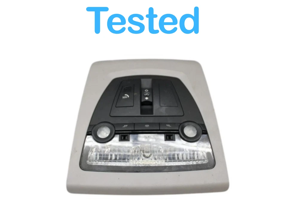 09-17 BMW 528i 535i GT LUZ SUPERIOR DOMO LÁMPARA TECHO CORREDIZO INTERRUPTOR 61319289280 OEM Foto 3 de 4