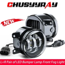 L+R Pair of LED Bumper Lamp Front Fog Light For RAM PROMASTER 1500 2014-2022