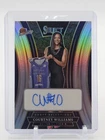 COURTNEY WILLIAMS 2025-26 SELECT WNBA DRAFT SELECTIONS SILVER PRIZM AUTO Q3215