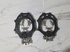 Crampons Spikes Ice Cleats Traction Snow Grips for Hiking Boots Climbing Sz M