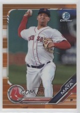 2019 Bowman Chrome Prospects Orange Refractor /25 Bryan Mata #BCP-140 0c6