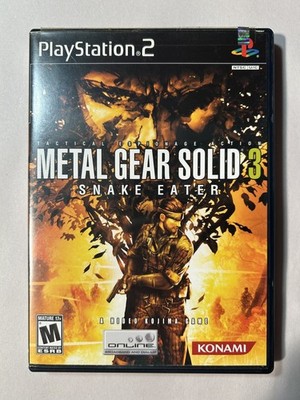 Metal Gear Solid 3 Snake Eater PS2   Black Label   Very Good