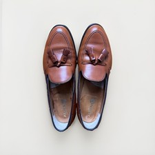 Light Brown Alden Loafers 622 Calfskin 9.5 BD Made In USA