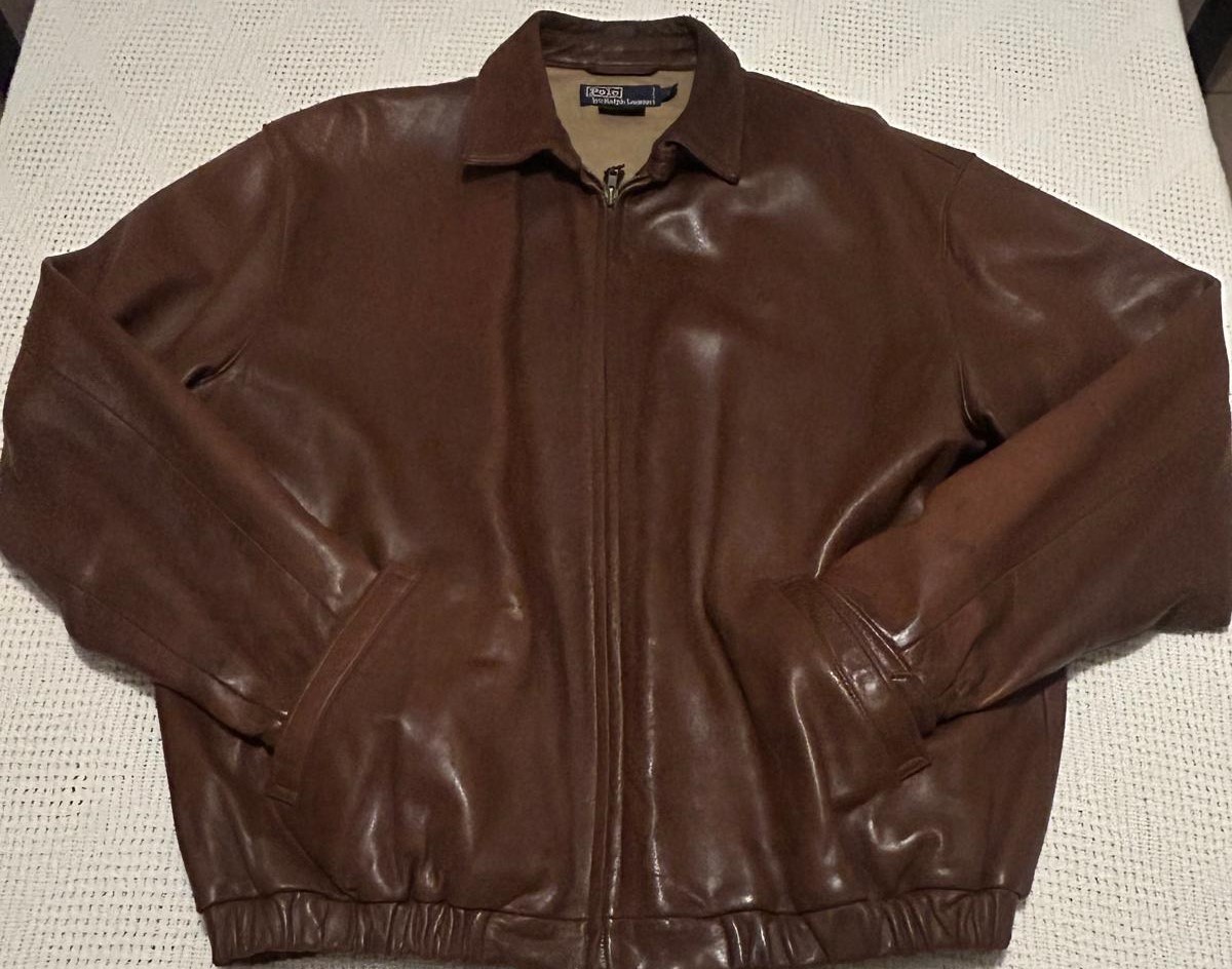 Men's Polo Vintage Large Lambskin Jacket | eBay