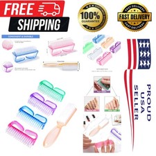 Versatile Nail Cleaning Brushes - Colorful Pedicure Tools for Home  Travel
