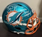 🔥 Ricky Williams Signed Dolphins Flash Helmet Full Size w/ Inscription Beckett