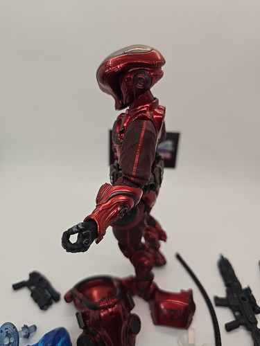 Cosmic Legions T.U.5.C.C. Piloto Zaxxius Rojo Legiones Míticas Cuatro Jinetes Alienígenas - Imagen 5 de 8