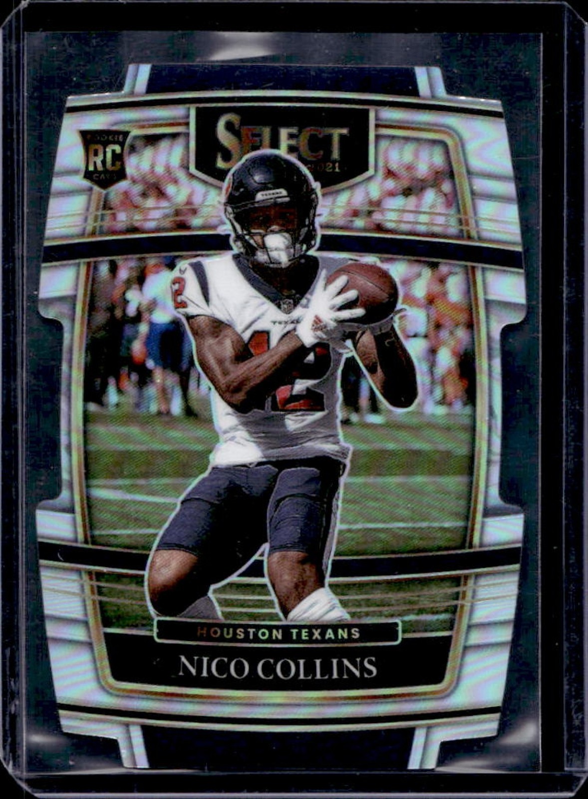 2021 Select Nico Collins RC Silver Prizm Die Cut Concourse #69 Texans