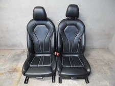 2017-2020 Bmw 530i Front Leather Sport Bucket Seats Power Rh Lh Black Oem