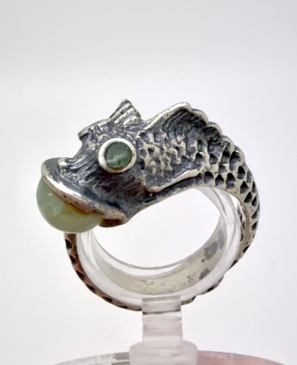 Taxco Serafin Moctezuma Bypass Ring Taxco Sterling Miguel Melendez Gem View 2