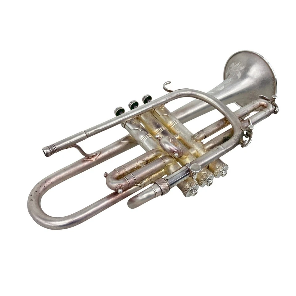 KING H.N. Trompeta Modelo WHITE MASTER CORNET 1918 Foto 2 de 4