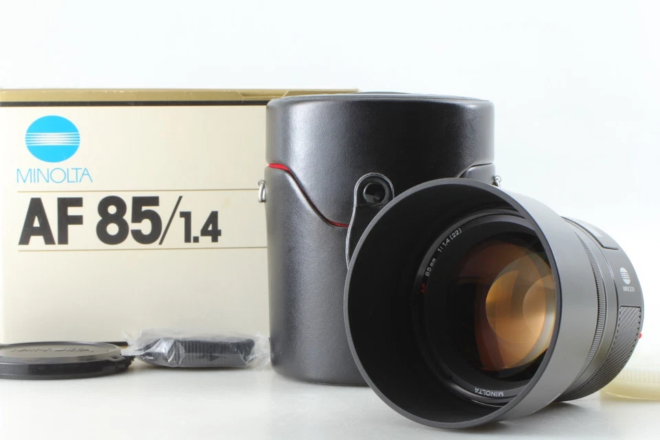 【MINT in Box w/ Hood】 Minolta AF 85mm f1.4 Portrait Sony A Mount Lens From Japan - Image 2 of 4