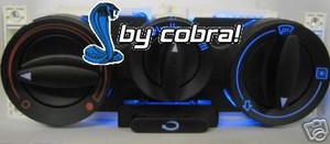 Audi A3 8L S3 Leon Heizung Lüftung Heizungsbedienteil Bedienteil Blau Weiß LED