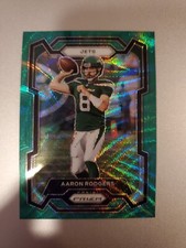 2023 Panini Prizm - Green Wave Prizm #227 Aaron Rodgers COLOR MATCH Jets
