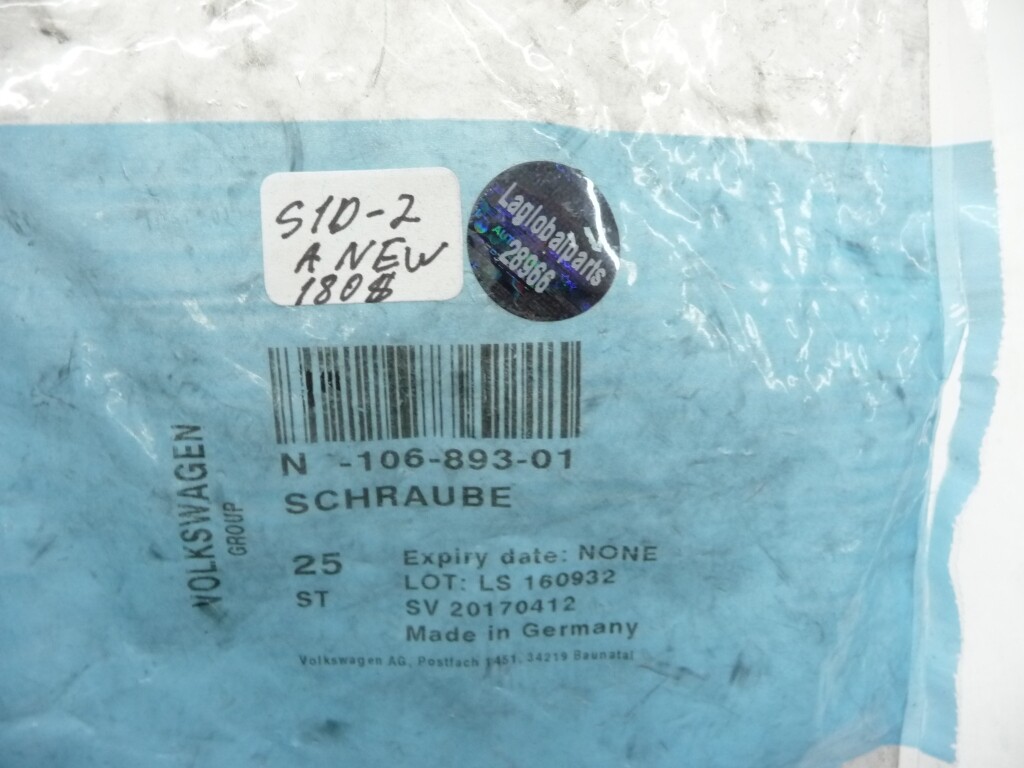 2009-2014 Lamborghini Gallardo Socket Head Bolt Set of 25 N10689301 OEM A1