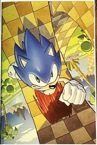SONIC HEDGEHOG Comic Book IDW #1 C2E2 April 2024 YARDLEY Foil Bagged Boarded NEW - 第 1/5 張圖片