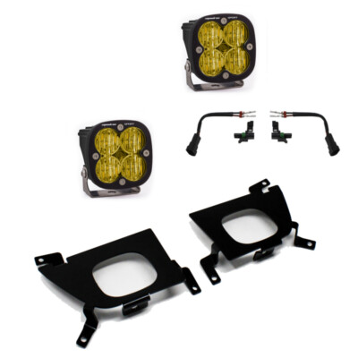 Baja Designs Pro Fog Pocket Mount Kit 2019-22 Chevy Silverado 1500 Amber