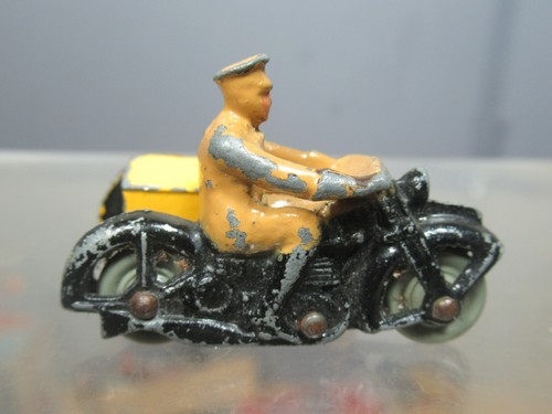 DINKY TOYS No.270 "AA " MOTORCYCLE PATROL (GREY PLASTIC WHEELS) - Bild 4 von 9