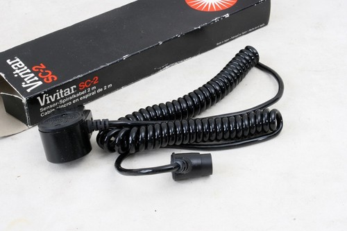 NOS Vivitar SC-2 2m coiled sensor cord for 283, 285 flash - Picture 2 of 3