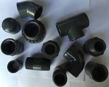 PVC SOLVENT WELD PIPE FITTINGS 1/2"-4"(NB) FISH/POND/INDUSTRIAL(READ DESCRPTION)