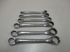 Snap-on 6pc 12 Point SAE Offset Double Box End Wrench Set 3/8...3/16