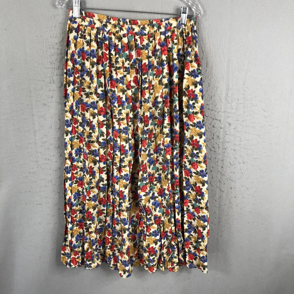 Maxi Falda Floral De Colección Mujeres 6 Granja Modesta Casa de Campo Núcleo Campesino Occidental Foto 2 de 4