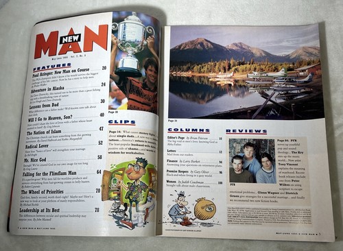 New Man Vol 2 No 3 May June 1995 Go Zinger Dave Dravecky Thanks Dad Magazine - Picture 6 of 12