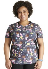 Doc McStuffins Cherokee Scrubs Tooniforms Disney V Neck Top TF780 DCSM