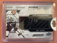 2019-20	Engrained Rookie Signature Shots	Carl Grundstrom  101/249  #RSS-GR LA KS