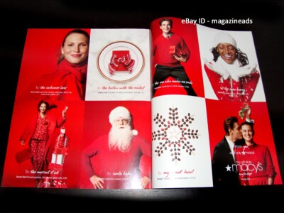 MACY'S 2-Page PRINT AD Holiday 2006 TRISH GOFF Amy Bracco OLUCHI ONWEAGBA