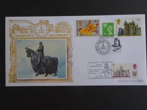 GB Benham Millennium Countdown Ltd Edition FDC, Robert Bruce
