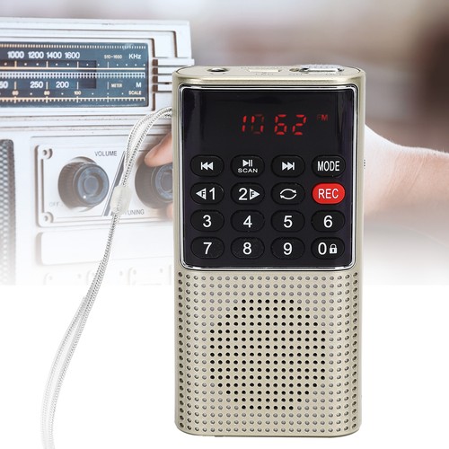 Portable FM Radio Speaker Multifunction 